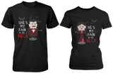 Pain In the Neck Matching Vampire Couple Shirts (Set)