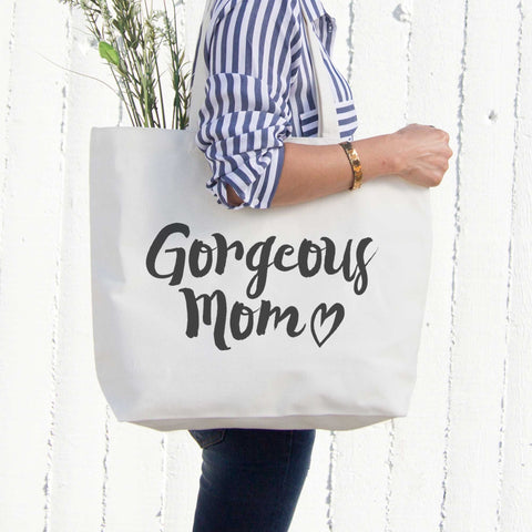 Gorgeous Mom Canvas Bag Mother's Day Gifts Grocery Bag Tote bag For Mom