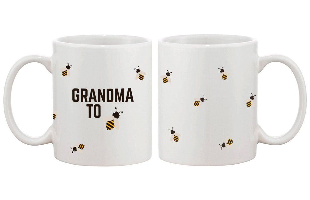 Grandma To Bee Funny Coffee Mug- Design Printed Best Gift For Grandmother