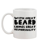 With Great Beard Comes Great Responsibility Funny Mug Gift for Father's Day
