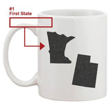 Long Distance Between Father And Daughter Custom State Mug Perfect Gift for Dad