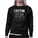 Custom Name The Man Myth Legend Sweatshirt For Grandpa Dad Husband