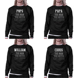 Custom Name The Man Myth Legend Sweatshirt For Grandpa Dad Husband