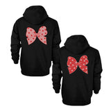 Funny Crazy and Crazier BFF Matching Best Friend Hoodies Front Back Design