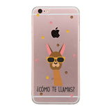 Como Te Llamas Clear Phone Case