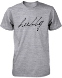 Hubby & Wifey Matching Couple Shirts in Grey (Set)