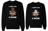 I Love You S'more Matching Couple Sweatshirts Cute Valentine's Day Gift