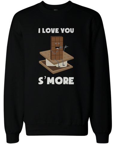 I Love You S'more Matching Couple Sweatshirts Cute Valentine's Day Gift