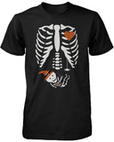 Halloween Pregnant Skeleton Wizard Witch Baby T-shirt Maternity Themed