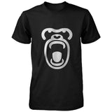 Gorilla Face T-shirt Halloween Tee Cute Mens Graphic Shirt For Zoo