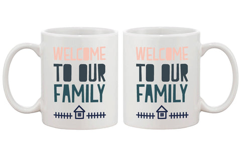 Welcome to Our Family Coffee Mug for Daughter in Law or Son in Law Cute
