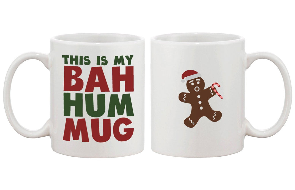 This Is My Bah Hum Mug Cute Christmas Gift Funny Coffee Mugs for Holidays