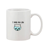 Long Distance Relationship Ceramic Mugs Cute Gift Idea - I Really Miss You