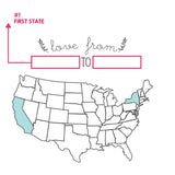 Love From States Unique Customized Coffee Mug Personalized Gifts