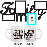 Personalized Coffee Mug For your Own Four Pictures Best Gift ideas for Family Custom Mug