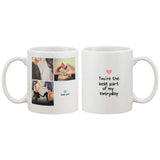 Personalized Custom Coffee Mug For your Own Three Photos Best Gift ideas for Valentines