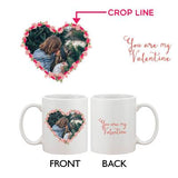Make Your Own Custom Mug with Your Special Photo Great Gifts for Valentines - Picture in the Heart