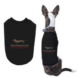 Dachshund through the Snow Funny Holiday Pet T-shirt Cute Christmas Dog Tee