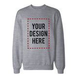 Custom Print Sweatshirt Personalized Grey Sweat Shirt Photo Print