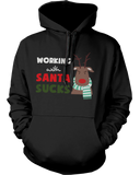 Mr and Mrs Rudolph Couple Matching Outfit Cute X-Mas Couple Hoodies