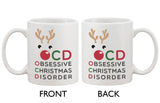 Funny Christmas Coffee Mug - OCD Obsessive Christmas Disorder 11 oz Mug Cup