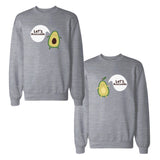 Let's Avocuddle Couple Sweatshirts Cute Matching Gifts For Christmas