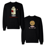 Milk And Choco chip Cookie Couple Sweatshirts Matching Sweat Shirts