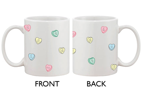 Cute 11oz Coffee Mug - Valentine Sweethearts Ceramic Coffee Mug Cup Gift