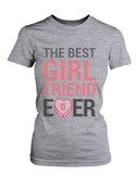 The Best Boyfriend & Girlfriend Ever Matching Couple Shirts in Grey (Set)