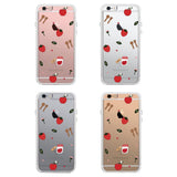 365Printing Tri Max® Strawberry Apple Jam Pattern Clear Transparent iPhone Cases iPhone 6 6S Plus