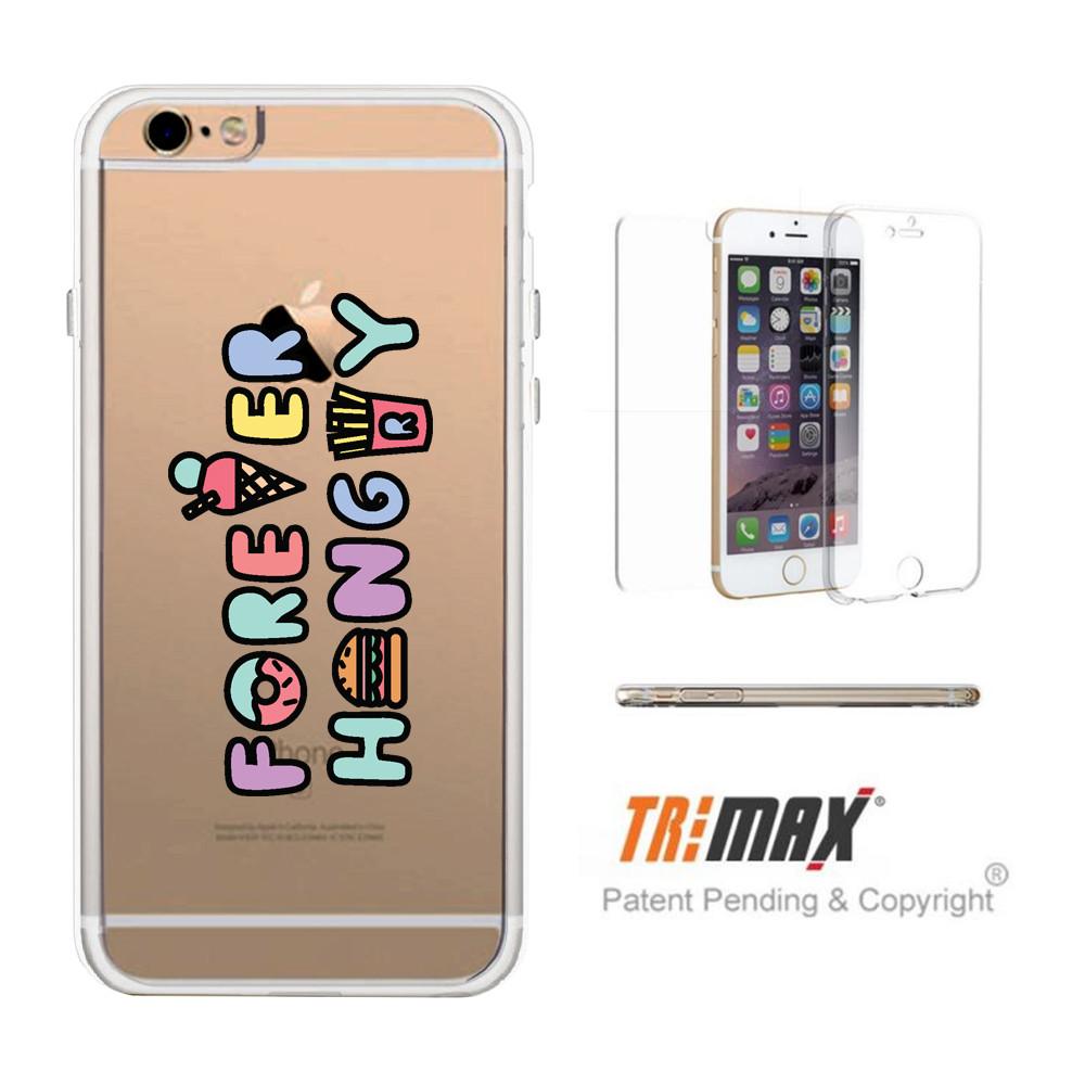 365Printing Tri Max® Forever Hungry Food Clear Transparent TPU Apple iPhone Cases iPhone 6 6S Plus