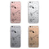 365Printing Tri Max® Space Pattern Clear iPhone Cases Transparent TPU Phonecases iPhone 6 6S Plus