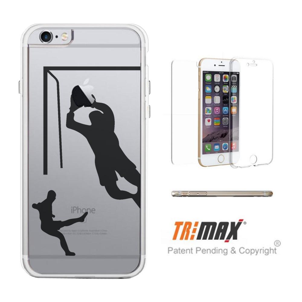 365Printing Tri Max® Soccer Players Clear iPhone Cases TPU Transparent Phone Covers