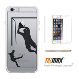 365Printing Tri Max® Soccer Players Clear iPhone Cases TPU Transparent Phone Covers