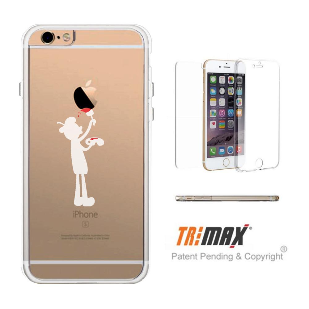 365Printing Tri Max® Apple Painter Clear iPhone Cases Cute Transparent Phone Case