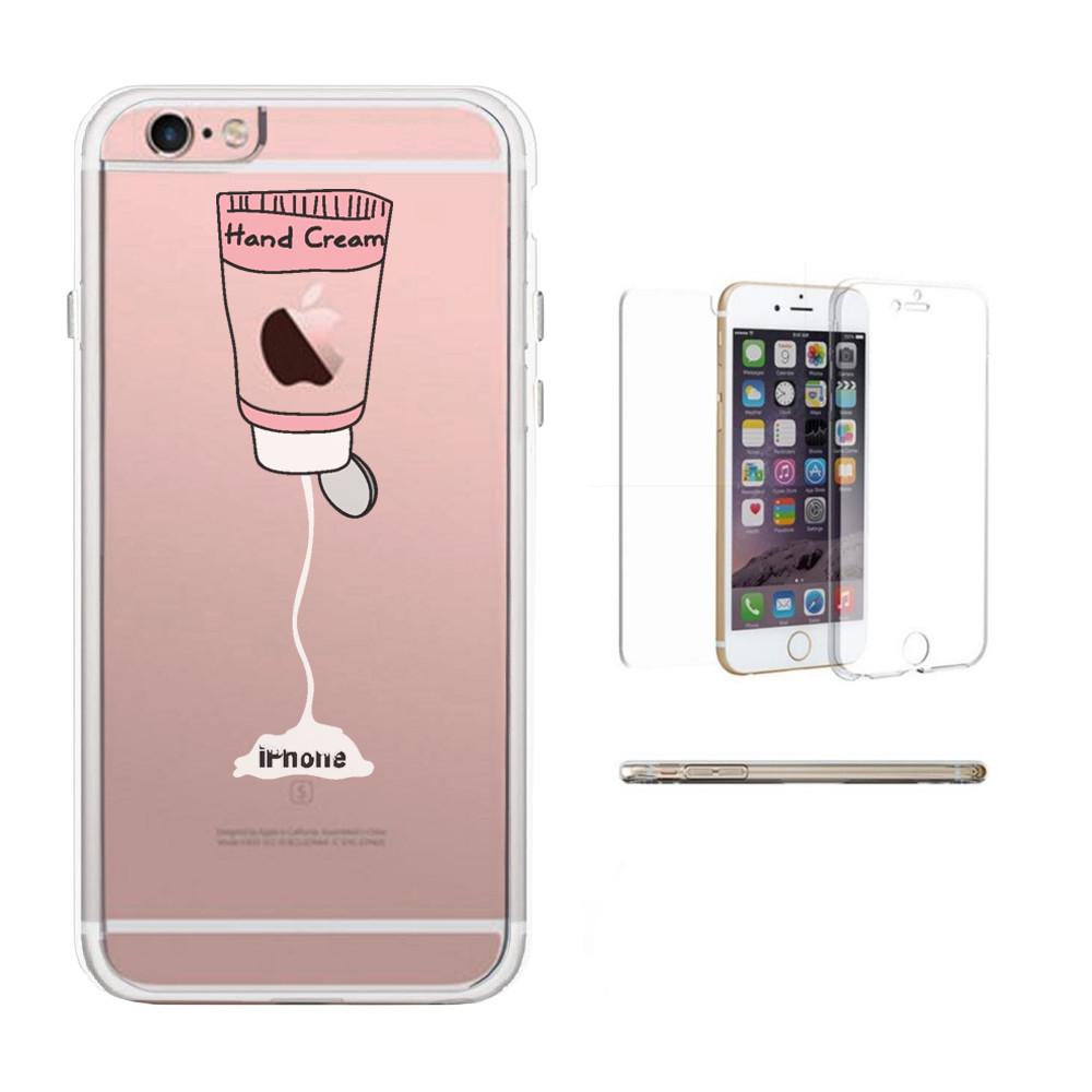 360° Full Protection Apple Flavor Hand Cream Clear Phone Case