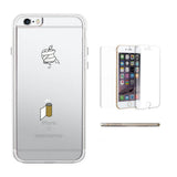360° Full Protection No More Toilet Paper Clear Phone Case