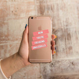 360° Full Protection Amazeballs Mum Clear Phone Cover Transparent Phonecase