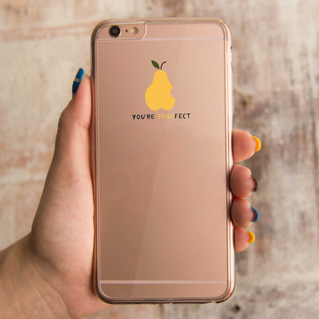 360° Full Protection Youre Pearfect Clear Phone Cover Transparent Phonecase