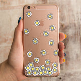 360° Full Protection Daisy Flower Clear iPhone Case
