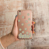 360° Full Protection Daisy Flower Clear iPhone Case