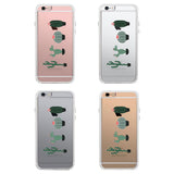 360° Protection Cactus Don't Be A Prick Clear iPhone Case