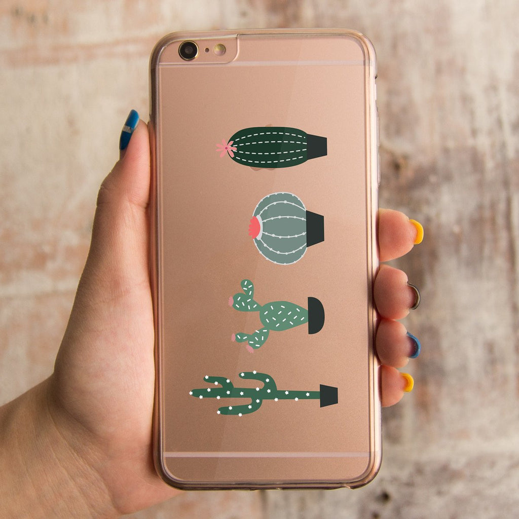 360° Protection Cactus Don't Be A Prick Clear iPhone Case