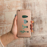 360° Protection Cactus Don't Be A Prick Clear iPhone Case