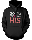 Stealing Hearts Romantic Couple Hoodies His and Her Matching Outfit
