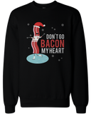Bacon and Egg Couple SweatShirts Funny Graphic Sweaters for Winter