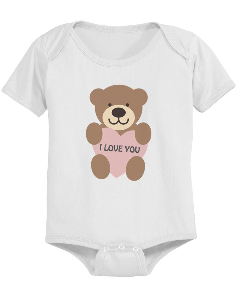 I Love You Baby Bear Cute Infant Bodysuit Great Gift Idea for Holiday