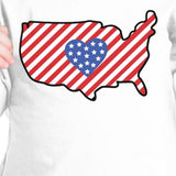 USA Map Cute 4th Of July Decorative Cute Baby T-Shirt New Mom Gifts