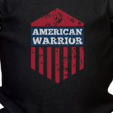 American Warrior Black Cute 4th Of July Black Baby Snap On Bodysuit