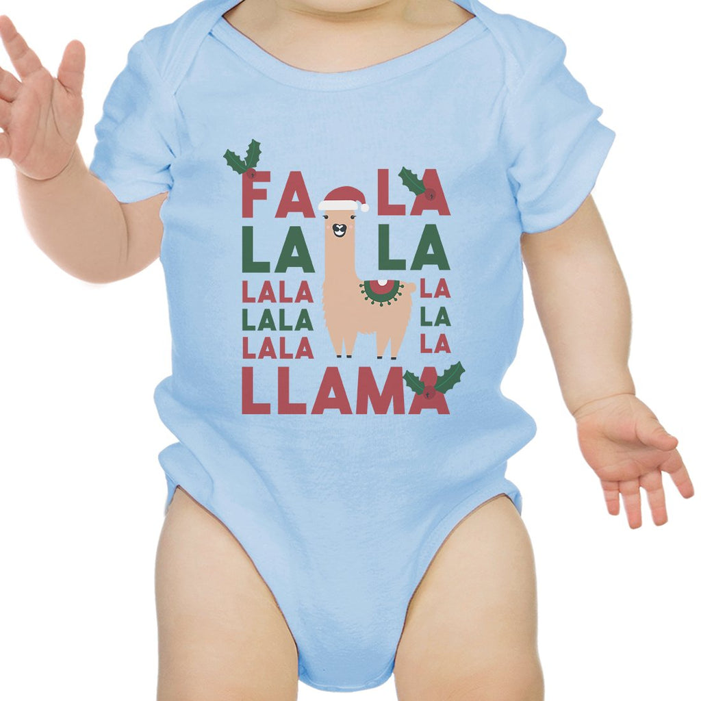 Falala Llama Cotton Made Cute Baby Bodysuit Gift For Christmas